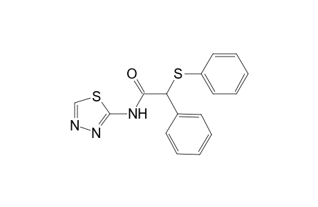 2-phenyl-2-(phenylsulfanyl)-N-(1,3,4-thiadiazol-2-yl)acetamide