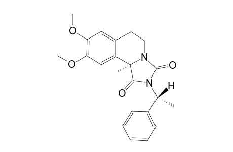 (10BR)-6,10B-DIHYDRO-8,9-DIMETHOXY-10B-METHYL-2-[(R)-1-PHENYLETHYL]-5H-IMIDAZO-[4,3-A]-ISOQUINOLINE-1(2H),3(4H)-DIONE