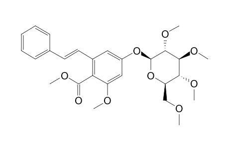 Gaylussacin, methyl ester, pentamethyl ether