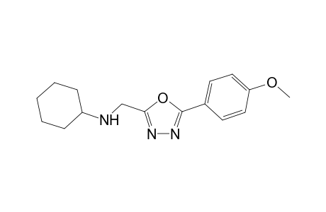 5-(Cyclohexylamino)methyl-2-(4-methoxyphenyl)-1,3,4-oxadiazole