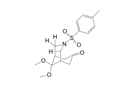 9,9-dimethoxy-3-(p-tolylsulfonyl)-3-azabicyclo[3.3.1]nonan-7-one