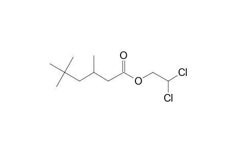 Hexanoic acid, 3,5,5-trimethyl-, 2,2-dichloroethyl ester