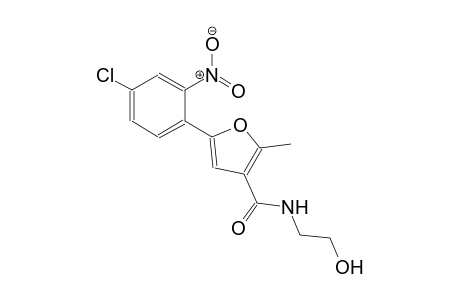 3-furancarboxamide, 5-(4-chloro-2-nitrophenyl)-N-(2-hydroxyethyl)-2-methyl-