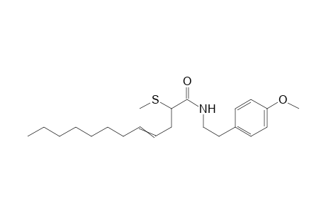 2-Methylthio-4-dodecenoic acid p-methoxyphenethylamide