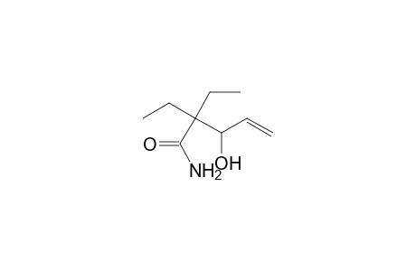 2,2-Diethyl-3-hydroxy-4-pentenamide