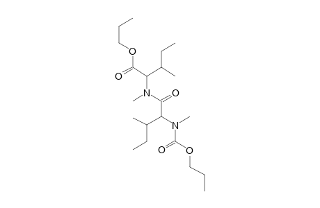 ile-ile, N,N'-Dimethyl-N-(N-propyloxycarbonyl)-, N-propyl ester