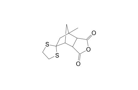 1-Methyl-4-oxatricyclo[5.2.1.0(2,6)]deca-3,5,8-trione 8-dithioacetal isomer