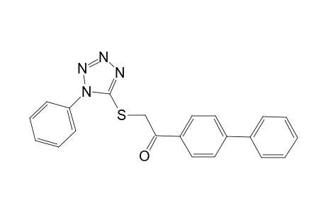 1-Biphenyl-4-yl-2-(1-phenyl-1H-tetrazol-5-ylsulfanyl)-ethanone