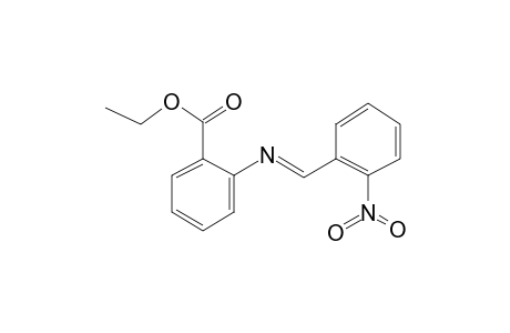 Ethyl 2-(2-nitro-benzylidene)amino-benzoate