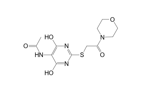 N-[4,6-Dihydroxy-2-(2-morpholin-4-yl-2-oxo-ethylsulfanyl)-pyrimidin-5-yl]-acetamide