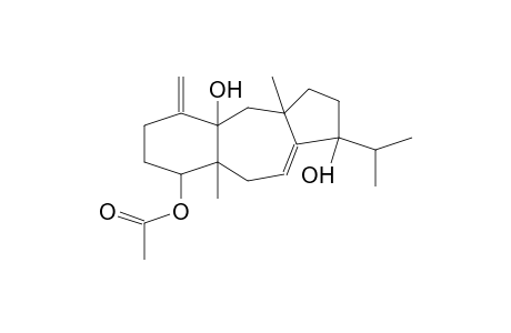 BENZ[F]AZULENE-1,4A,8(1H)-TRIOL, 2,3,3A,4,5,6,7,8,8A,9-DECAHYDRO-3A,8A-DIMETHYL-5-METHYLENE-1-(1-METHYLETHYL)-8-ACETATE