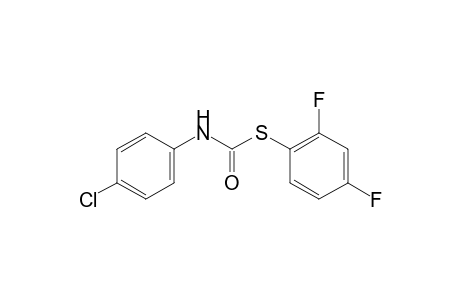 p-chlorothiocarbanilic acid, S-(2,4-difluorophenyl)ester