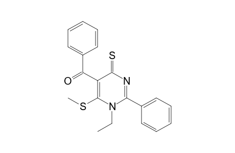 5-benzoyl-1-ethyl-6-(methylthio)-2-phenyl-4(1H)-pyrimidinethione