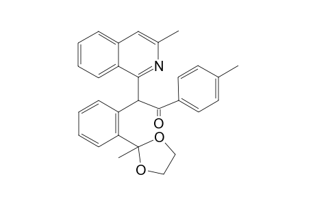 2-[2-(2-METHYL-[1,3]-DIOXOLAN-2-YL)-PHENYL]-2-(3-METHYL-ISOQUINOLIN-1-YL)-1-PARA-TOLYL-ETHANONE