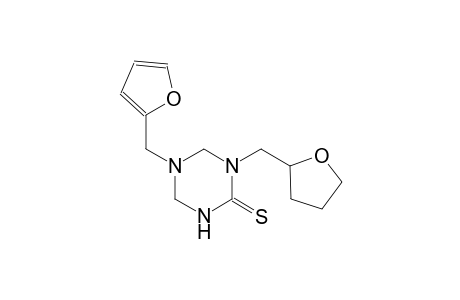 5-(2-furylmethyl)-1-(tetrahydro-2-furanylmethyl)tetrahydro-1,3,5-triazine-2(1H)-thione