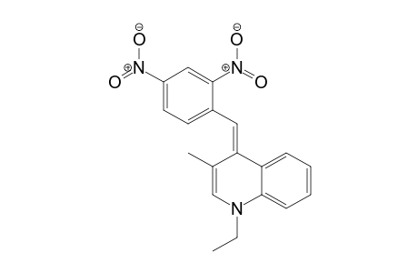 Quinoline, 4-[(2,4-dinitrophenyl)methylene]-1-ethyl-1,4-dihydro-3-methyl-
