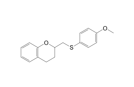 2-[(p-Methoxyphenylthio)methyl]chroman
