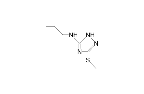 5-Propylamino-3-methylthio-1,2,4-triazole