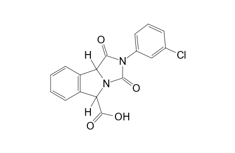 2-(m-chlorophenyl)-1,3-dioxo-2,3,5,9b-tetrahydro-1H-imidazo[5,1-a]isoindole-5-carboxylic acid