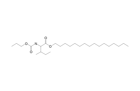 L-Isoleucine, N-propoxycarbonyl-, hexadecyl ester