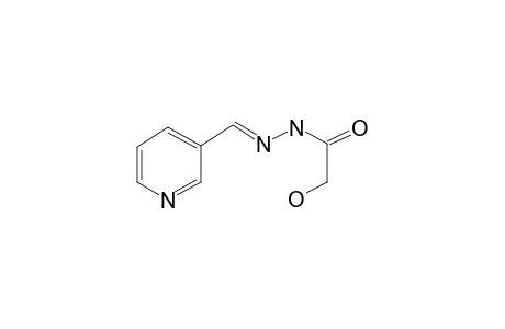 Acethydrazide, 2-hydroxy-N2-(3-pyridylmethylene)-