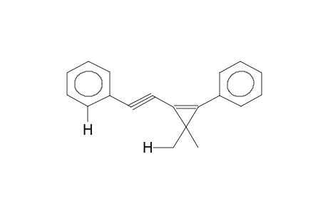 [3,3-dimethyl-2-(2-phenylethynyl)-1-cyclopropenyl]benzene