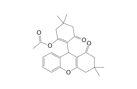 9-(2'-ACETOXY-4',4'-DIMETHYL-6'-OXO-1'CYCLOHEXEN-1-YL)-3,3-DIMETHYL-1,2,3,4-TETRAHYDRO-9-H-XANTHEN-1-ONE