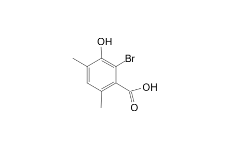 2-bromo-4,6-dimethyl-3-hydroxybenzoic acid