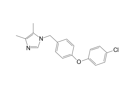 1H-Imidazole, 1-[[4-(4-chlorophenoxy)phenyl]methyl]-4,5-dimethyl-