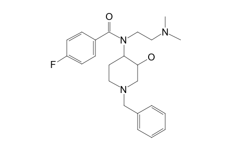 Benzamide, N-[2-(dimethylamino)ethyl]-4-fluoro-N-[(3R,4R)-3-hydroxy-1-(phenylmethyl)-4-piperidinyl]-