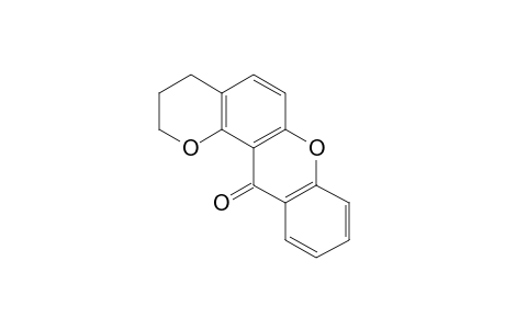 3,4-dihydro-2H,12H-pyrano[2,3-a]xanthen-12-one