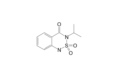 3-isopropyl-1H-2,1,3-benzothiadiazin-4(3H)-one 2,2-dioxide