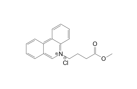 N-[3-(Methoxycarbonyl)propyl]phenanthridinium chloride