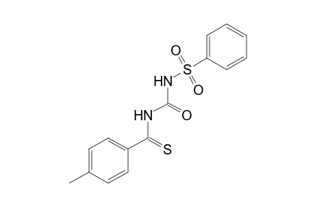 1-(phenylsulfonyl)-3-(thio-p-toluoyl)urea