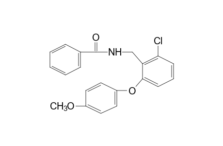 N-[2-chloro-6-(p-methoxyphenoxy)benzyl]benzamide
