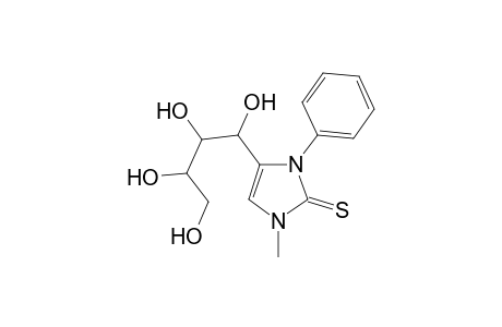 1,3-Dihydro-1-methyl-3-phenyl-4-(D-arabinotetritol-1'-yl)-2H-imidazole-2-thione