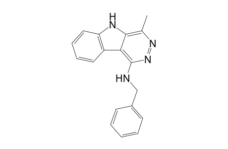 N-Benzyl-N-(4-methyl-5H-pyridazino[4,5-b]indol-1-yl)amine