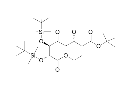 Isopropyl (2S,3S,6R)-7-(t-butylcarbonyl)-2,3-bis[t-butyldimethylsilyloxy]-6-hydroxy-4-oxoheptanoate