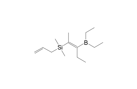 2-Pentene, 2-allyldimethylsilyl-3-diethylboryl-