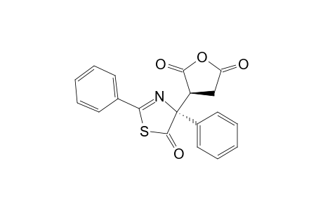 2,5-Furandione, 3-(4,5-dihydro-5-oxo-2,4-diphenyl-4-thiazolyl)dihydro-, (R*,S*)-