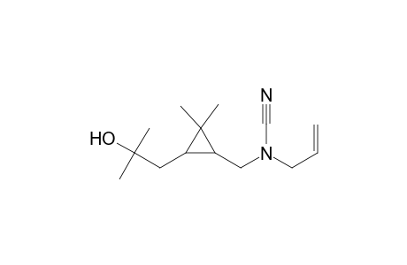 Cyanamide, N-allyl-N-[2-(2-hydroxy-2-methylpropyl)-3,3-dimethylcyclopropyl]methyl-