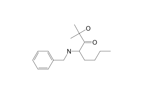 3-Octanone, 2-hydroxy-2-methyl-4-[(phenylmethyl)amino]-