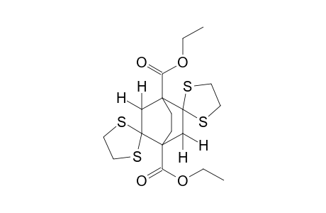 dispiro[1,3-dithiolane-2,2'-bicyclo[2.2.2]octane-5',2''-[1,3]dithiolane]-1',4'-dicarboxylic acid, diethyl ester