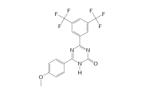 4-(alpha,alpha,alpha,alpha',alpha',alpha'-hexafluoro-3,5-xylyl)-6-(p-methoxyphenyl)-s-triazin-2(1H)-one