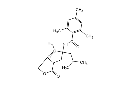 alpha-isobutyl-2-oxotetrahydro-alpha-(2,4,6-trimethylbenzamido)-3-furanpropionic acid