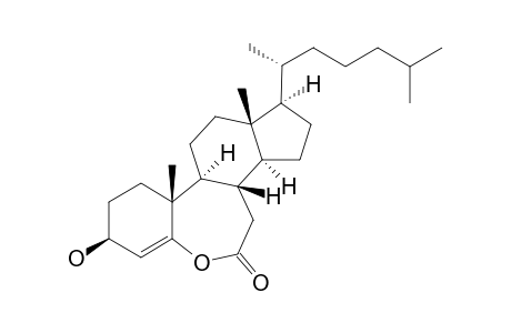 3 beta-Hydroxy-6-oxa-7A-homocholest-4-en-7-one