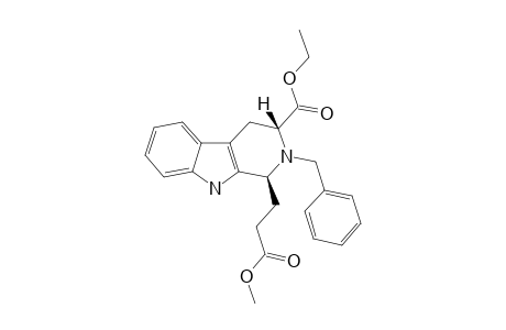 (1S,3R)-2-(benzyl)-1-(3-keto-3-methoxy-propyl)-1,3,4,9-tetrahydro-$b-carboline-3-carboxylic acid ethyl ester