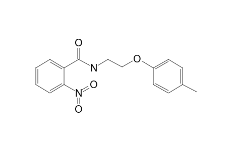 Benzamide, N-[2-(4-methylphenoxy)ethyl]-2-nitro-