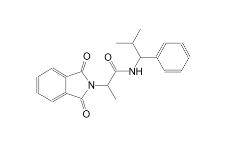 2-(1,3-dioxo-1,3-dihydro-2H-isoindol-2-yl)-N-(2-methyl-1-phenylpropyl)propanamide