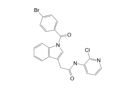 2-[1-(4-bromobenzoyl)indol-3-yl]-N-(2-chloro-3-pyridyl)acetamide